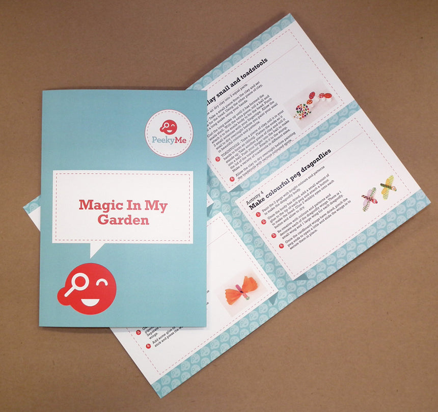 Peeky Me A4 folded brochures