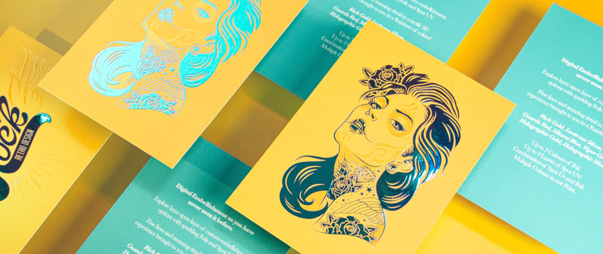 Glimmering Elegance: The Irresistible Allure of Digital Foil Business Cards