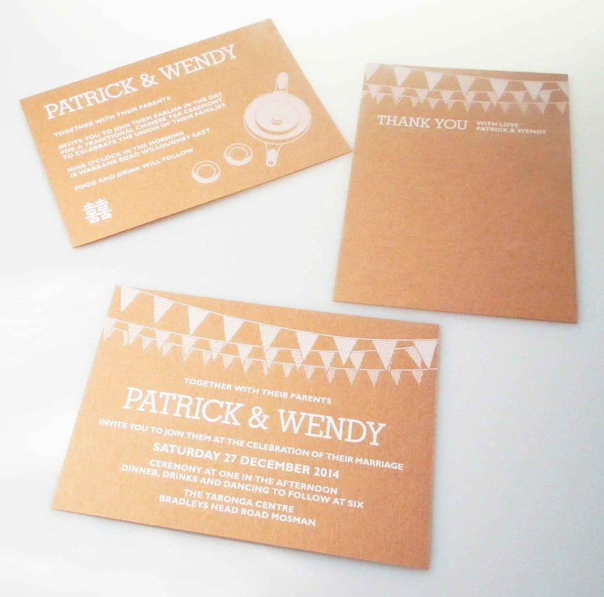 patrick & wendy Buffalo Invitations