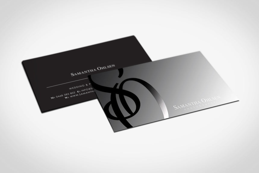 Spot UV business cards