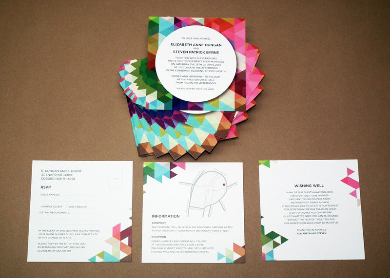 Square Wedding Invitations