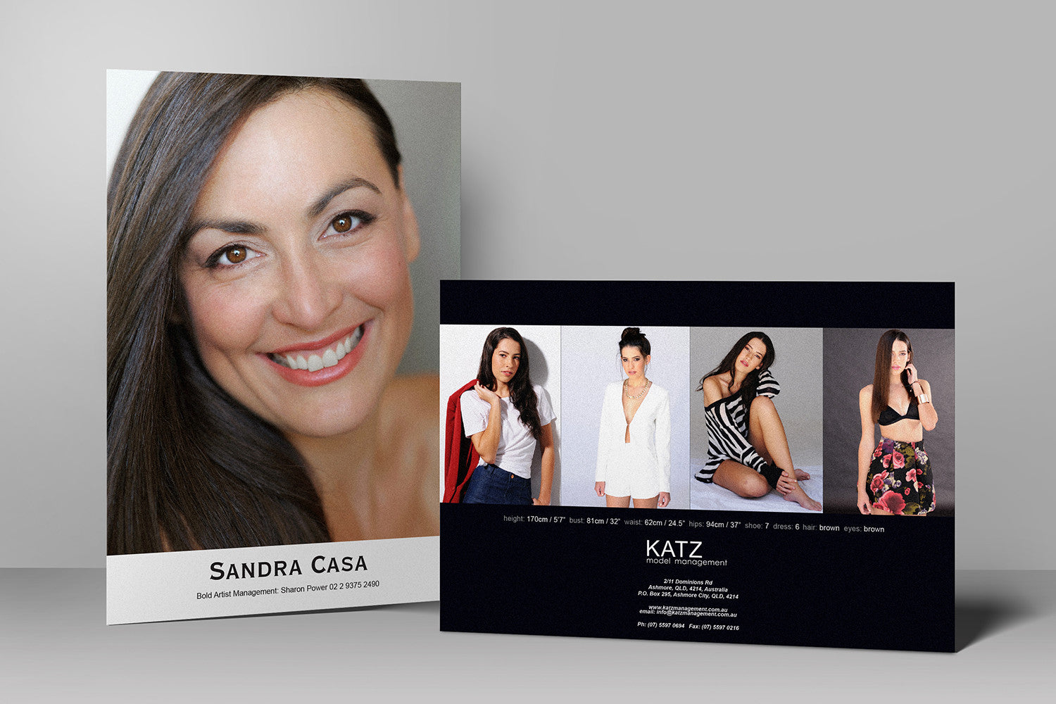 Actor Card Design Model & Actor Cards – Composite Colour
